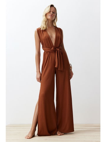 trendyol Jumpsuit in Hellbraun