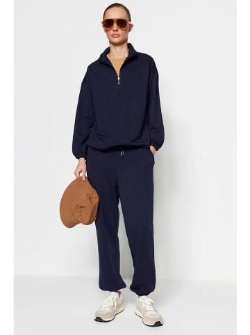 trendyol 2-delige outfit donkerblauw