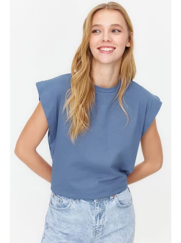 trendyol Shirt in Blau