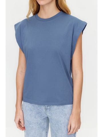 trendyol Shirt in Blau