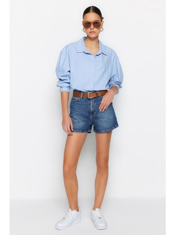 trendyol Jeans-Shorts in Dunkelblau