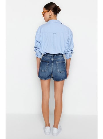 trendyol Jeans-Shorts in Dunkelblau