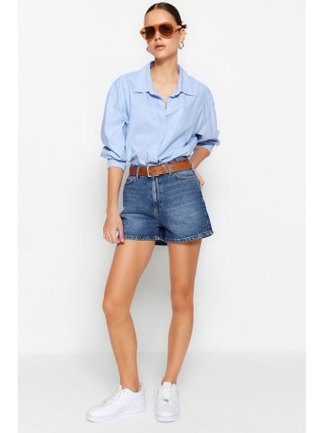 trendyol Jeans-Shorts in Dunkelblau