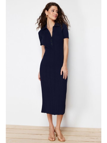 trendyol Strickkleid in Dunkelblau