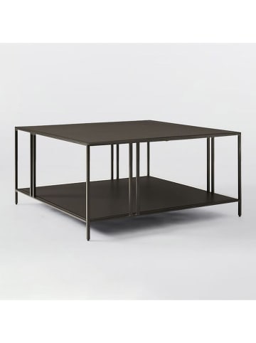 HanahHome Salontafel "Uranus" zwart - (B)80 x (H)40 x (D)80 cm