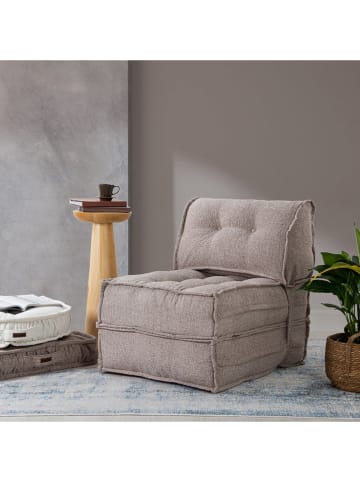 HanahHome 1-Bett-Sofa in Hellbraun - (B)46 x (H)78 x (T)78 cm - (B)46 x (H)78 x (T)78 cm