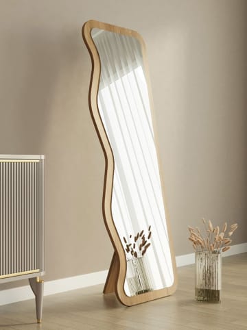 HanahHome Spiegel "Asel" in Beige - (B)50 x (H)160 cm