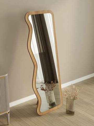 HanahHome Spiegel "Asel" in Beige - (B)50 x (H)160 cm