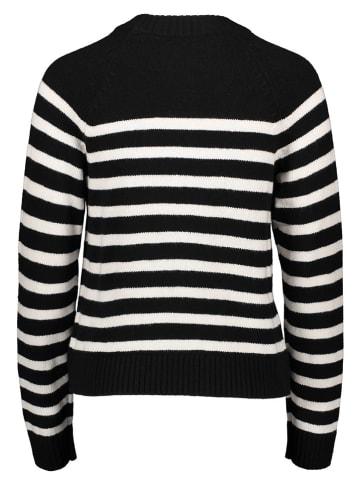 GAP Pullover in Schwarz/ Weiß