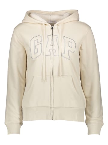 GAP Sweatjacke in Creme