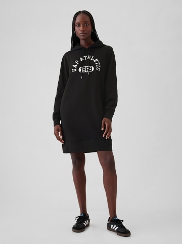 GAP Sweatkleid in Schwarz