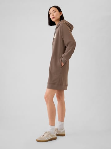 GAP Sweatkleid in Braun