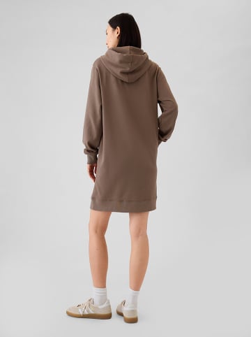 GAP Sweatkleid in Braun