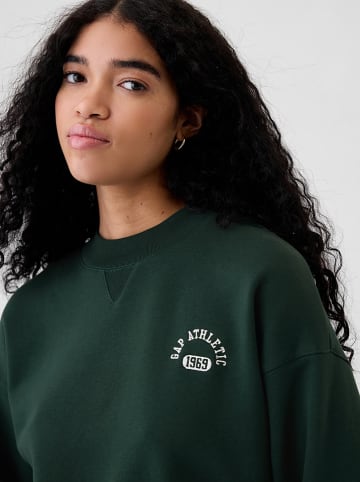 GAP Bluza w kolorze ciemnozielonym