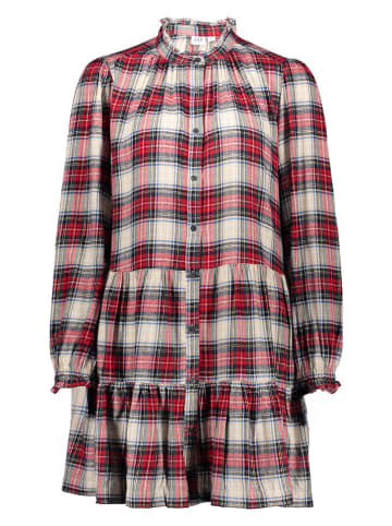 GAP Kleid in Creme/ Rot