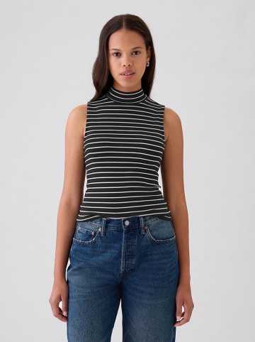 GAP Top in Schwarz/ Weiß