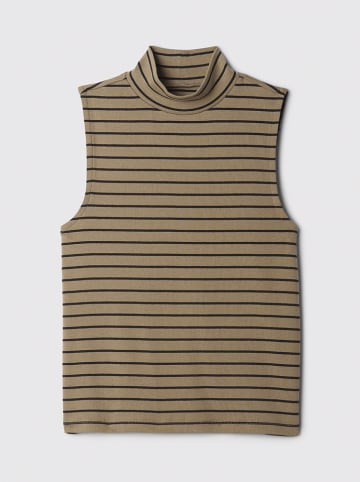 GAP Top in Hellbraun/ Schwarz