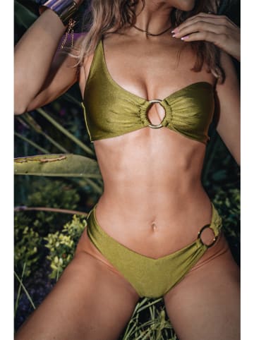 Chiwitt Bikini-Oberteil in Khaki