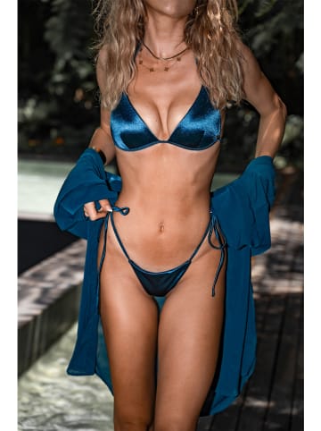 Chiwitt Bikini-Oberteil in Petrol