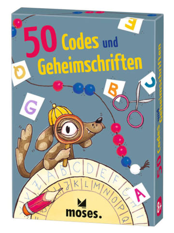 moses. Kartenspiel-Set: "50 Codes und Geheimschriften" - ab 8 Jahren