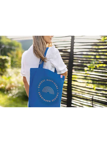 moses. Shopper "Choose Happiness" in Blau