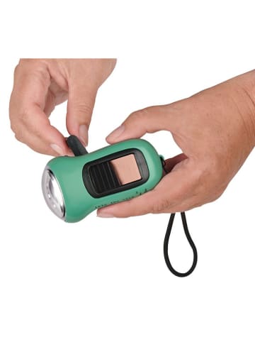 moses. Dynamosolar zaklamp groen