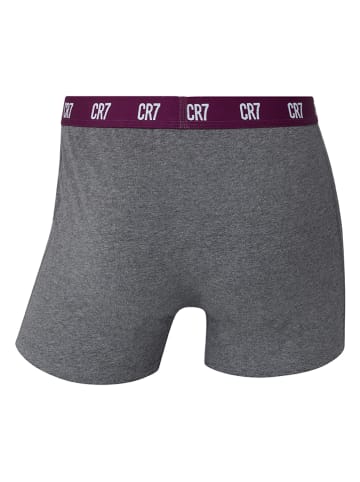 CR7 5er-Set: Boxershorts in Grau/ Schwarz