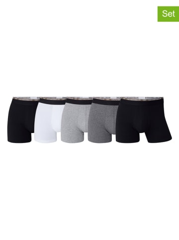 CR7 5-delige set: boxershorts zwart/wit/grijs