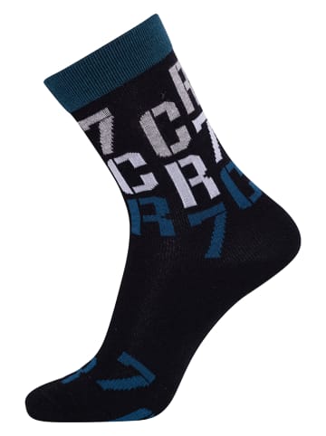 CR7 3er-Set: Socken in Schwarz