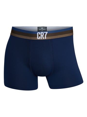 CR7 2er-Set: Boxershorts in Dunkelblau/ Grau