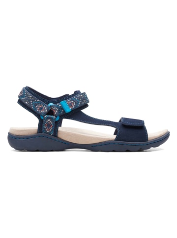 Clarks Leren sandalen "Amanda Step" donkerblauw