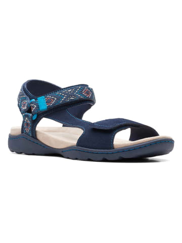 Clarks Leren sandalen "Amanda Step" donkerblauw