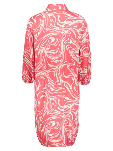 Kaffe Kleid in Pink/ Weiß