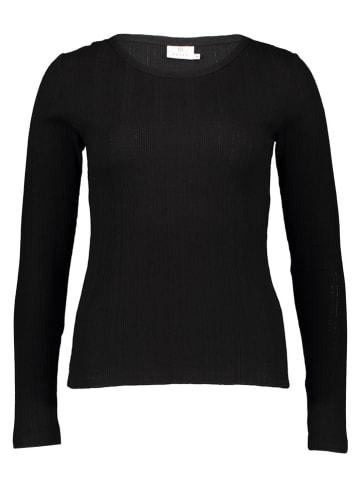 Kaffe Longsleeve in Schwarz