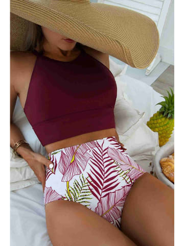 Angelsin Biustonosz bikini w kolorze bordowym