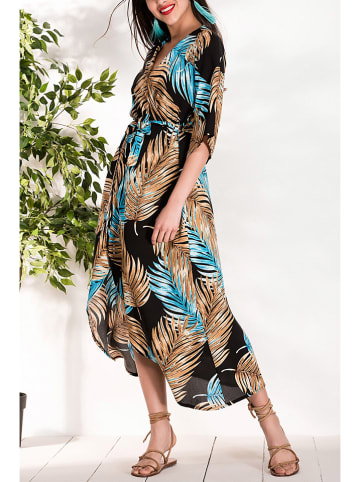 LA Angels Kleid in Schwarz/ Blau