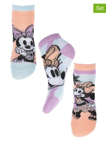 Disney Minnie Mouse 3er-Set: Socken "Minnie" in Bunt