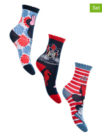 Disney Minnie Mouse 3er-Set: Socken "Minnie" in Bunt