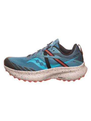 Saucony Laufschuhe "Ride 15" in Anthrazit/ Blau