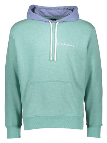 New Balance Bluza w kolorze miętowo-niebieskim