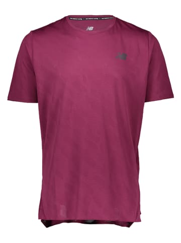 New Balance Koszulka "Speed" w kolorze czerwonym do biegania