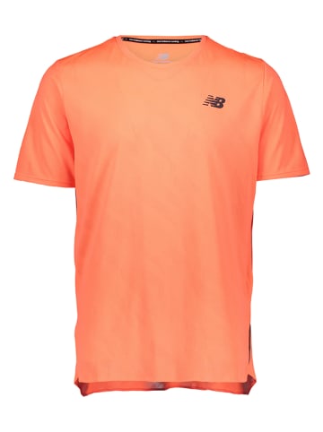 New Balance Koszulka "Speed" w kolorze pomarańczowym do biegania