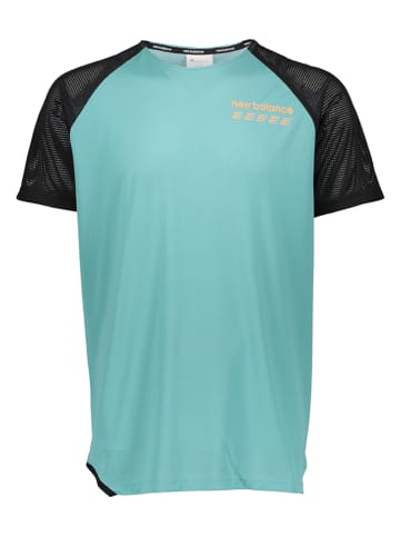New Balance Koszulka sportowa "Accelerate Pacer" w kolorze turkusowym