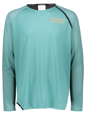 New Balance Koszulka "Accelerate Pacer" w kolorze zielonym do biegania