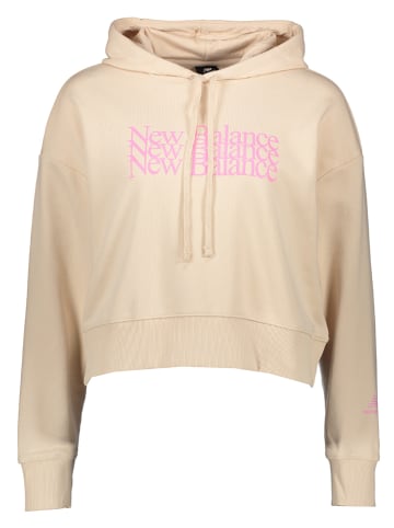 New Balance Hoodie "Essentials Celebrate"  in Beige