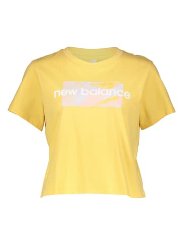 New Balance Koszulka "Athletics Mystic Minerals" w kolorze żółtym