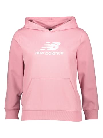 New Balance Hoodie "Essentials" in Rosa