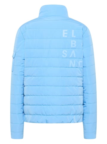 ELBSAND Doorgestikte jas lichtblauw