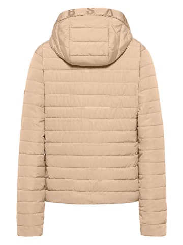 ELBSAND Doorgestikte jas "Claris" beige