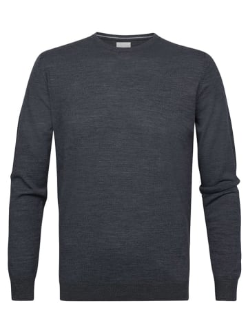 PROFUOMO Wollen trui antraciet
